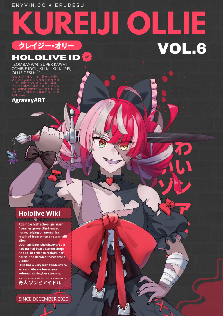 Poster HOLOLIVE – Kureiji Ollie